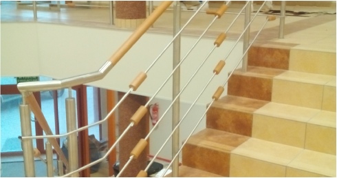 drewno polimerowe, profile okrągłe, poręcze, pochwyty