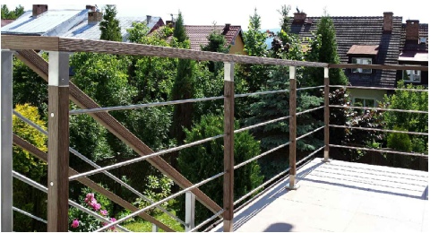 Drewno polimerowe, profile, balustrady, poręcze, tralki, pochwyty