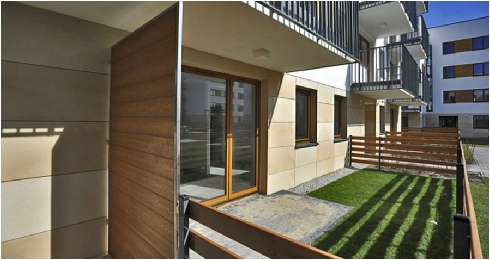 Mała archutektura z drewna polimerowego, ogrodzenie